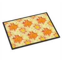 Fall Leaves Scattered Indoor or Outdoor Mat, 24 x 36 in.