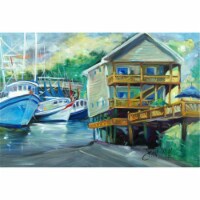 Ocean Springs Harbour Landing Fabric Placemat