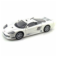 1 by 18 Saleen S7 Diecast Model Car, White Perspective: Main