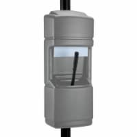 Gas Station Pole Mount Windshield Service Center, Gray