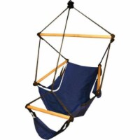 Cradle Chair Blue Wood Dowels