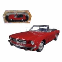 1 by 2 Ford Mustang Convertible Red Timeless Classics 1 by 18 Diecast Model Car