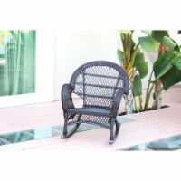 W00208-R-4 Espresso Wicker Rocker Chair - Set of 4 Perspective: Main