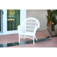 Santa Maria White Wicker Chair