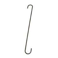 The Hookery (GH-24) S Shaped Garden Hook, Black, 24-Inch