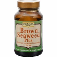 Only Natural Brown Seaweed Plus Dietary Supplement Veggie Capsules 700mg