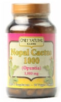 Only Natural Nopal Cactus 1000 mg Dietary Supplement Veggie Capsules