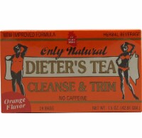 Only Natural Dieter's Orange Flavor Caffeine Free Herbal Tea Bags