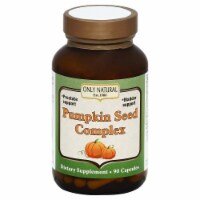 Only Natural Pumpkin Seed Complex Dietary Supplement Capsules