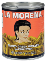 La Morena Sliced Green Pickled Jalapeno Peppers