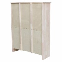 38  Wide Shaker Bookcase - 48 in H - Unfinished