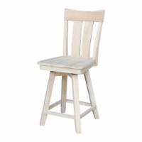 Ava Counter height Stool - With Swivel Seat - 24  Seat Height