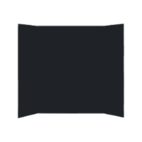 15 x 20 Total Black Foam Mini Project Board Retail Pack of 24