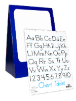 Deluxe Spiral Bound Flip Chart Stand w/ Dry Erase Board and Tablet Retail Pack of 4
