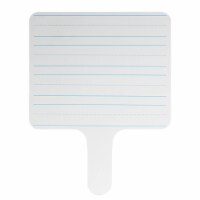 Rectangular Lined Dry Erase Answer Paddle - Class Pack of 24 Bulk