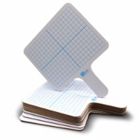 Rectangular Graph Dry Erase Answer Paddle - Class Pack  12 Bulk