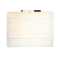 9 x 12 Two Sided Red & Blue Ruled/Dry Erase with attached marker Class Pack 12 Retail
