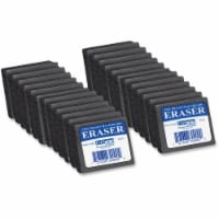 Flipside Products Inc Felt Erasers 2 x2 1  24/PK Gray 32000
