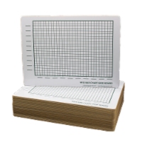 9 x 12 Two Sided Bar Chart Grid Board  Bulk 24 Pack