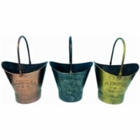 Very Cool Stuff VCSFGMP Flower Garden Metallic Planters