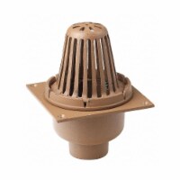 Smith Light Commercial Roof Drain,2In Pipe,8-3/4In Length  110-Y02