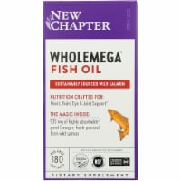 New Chapter Wholemega Fish Oil 2,000 mg 180 Sgels
