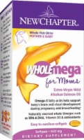 New Chapter Whole Mega for Moms Fish Oil Softgels 500mg