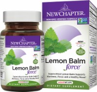 New Chapter Lemon Balm Force Dietary Supplement Liquid Vegetarian Capsules