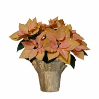 Poinsettia in Autumn Leaves Perspective: Main