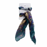 Blue Print Scrunchie & Scarf Set Perspective: Main