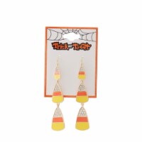 FAF Candy Corn Drop Earrings Perspective: Main