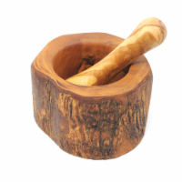 BeldiNest Wooden Pestle & Mortar- Rustic Body