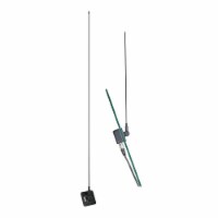 50-Watt Pretuned 150 MHz to 158 MHz VHF Radio Antenna Kit with Glass Mount and Cable