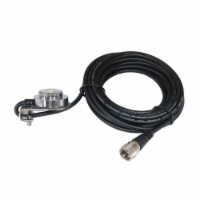 Up to 3/8-Inch Adjustable Trunk Mount with Preinstalled UHF PL-259 Connector