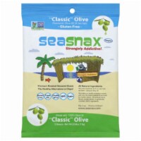 SeaSnax Classic Olive Premium Roasted Seaweed Snack