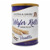 Cucina & Amore® Kitchen of Love Creme Filled Vanilla Wafer Rolls Perspective: Main