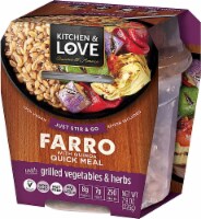 Cucina & Amore Kitchen & Love Grilled Vegetables & Herbs Farro & Quinoa Quick Meal