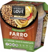 Cucina & Amore Kitchen & Love Artichoke Lemon & Roasted Garlic Farro & Quinoa Quick Meal