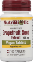 NutriBiotic Grapefruit Seed Extract Dietary Supplement Vegan Tablets 125mg