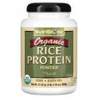 NutriBiotic Organic Rice Protein Powder Plain - 1 lb 5.16 oz (600 g)