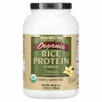 NutriBiotic Organic Rice Protein Powder Vanilla - 3 lb (1.36 kg)
