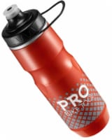 PRO BIKE TOOL 24oz (680ml) RED Insulated Bike Water Bottle - Easy Squeeze Sports Bottle