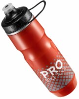 PRO BIKE TOOL 24oz (680ml) RED Insulated Bike Water Bottle - Easy Squeeze Sports Bottle
