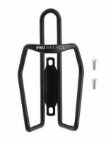 PRO BIKE TOOL Bottle Holder, Matte Black, Lightweight Aluminum, Tubular Design for Road/MTB