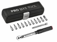 PRO BIKE TOOL Chrome Vanadium Steel 1/4 Inch Drive Click Torque Wrench Set