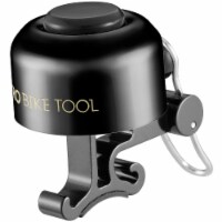 PRO BIKE TOOL Bicycle Bell Black - Crisp, Clear Sound Ringer for Bikes