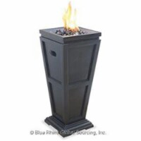Blue Rhino Gas Fireplace - Dark Brown