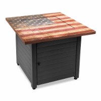 Endless Summer GAD15310ES 30 x 30 in. The Liberty Cement Resin Mantel Fire Pit with UV Printe