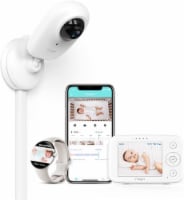 Simyke Smart Baby Monitor: 1080P Camera + 3.5” LCD Display, Smartwatch Connectivity