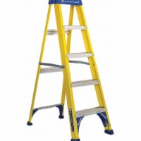Louisville Stepladder,Fg,5 ft.,250 lb.  FS2005